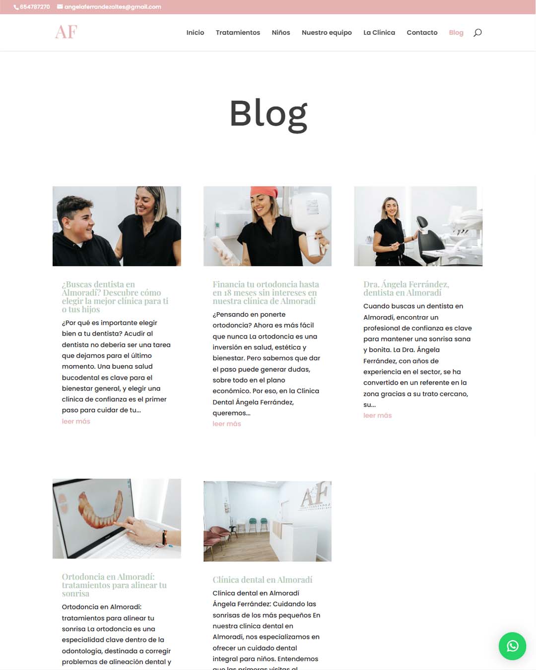 Diseño páginas web Wordpress Alicante